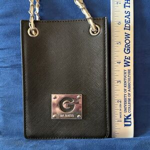 Guess Black Pouch with Gold 'G' Plaque, NWOT, MAKE AN OFFER!!!